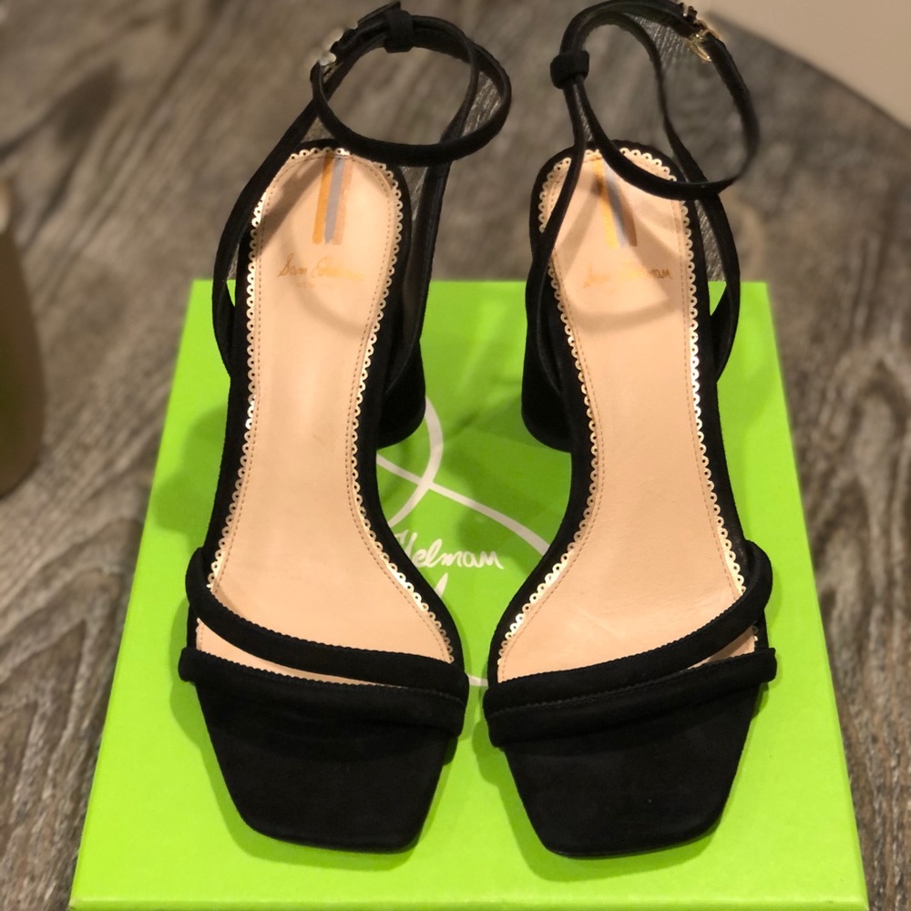 Sam Edelman Black Suede Heels